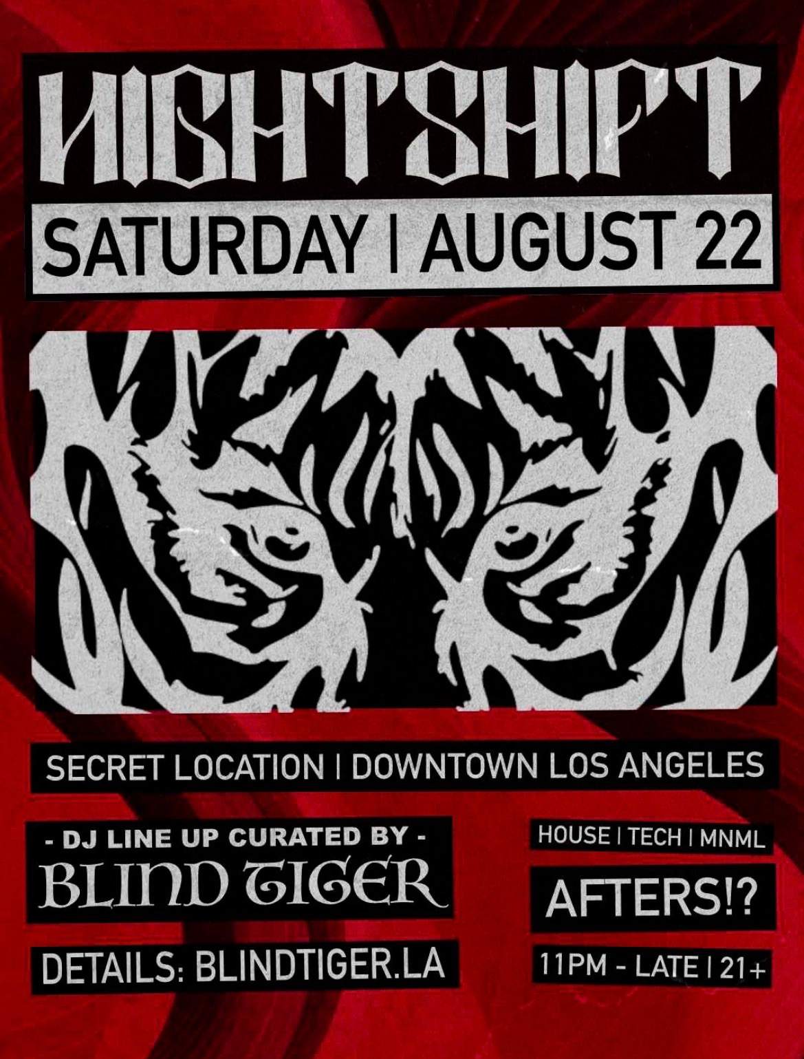 NIGHTSHIFT AFTER HOURS at The Lexington, Los Angeles