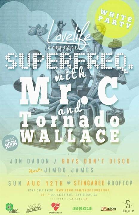 Lovelife presents... Superfreq White Party with Mr. C & Tornado Wallace - Página frontal
