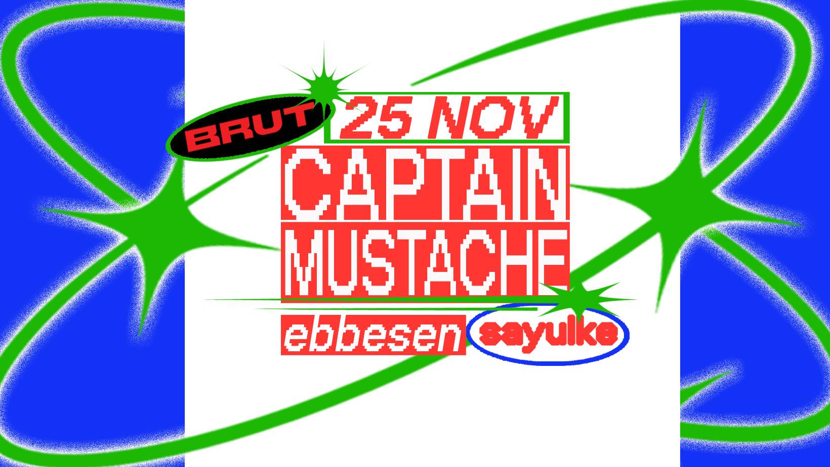 Captain Mustache at BRUT - Página frontal