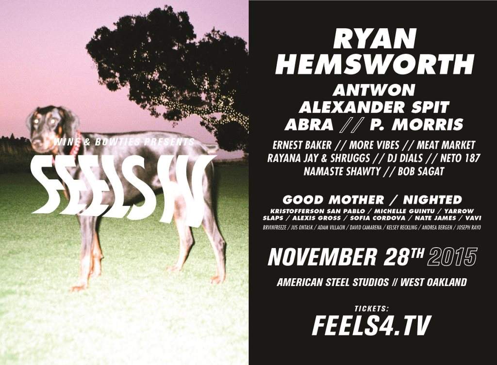 Feels IV with Ryan Hemsworth, Antwon & Abra - Página trasera