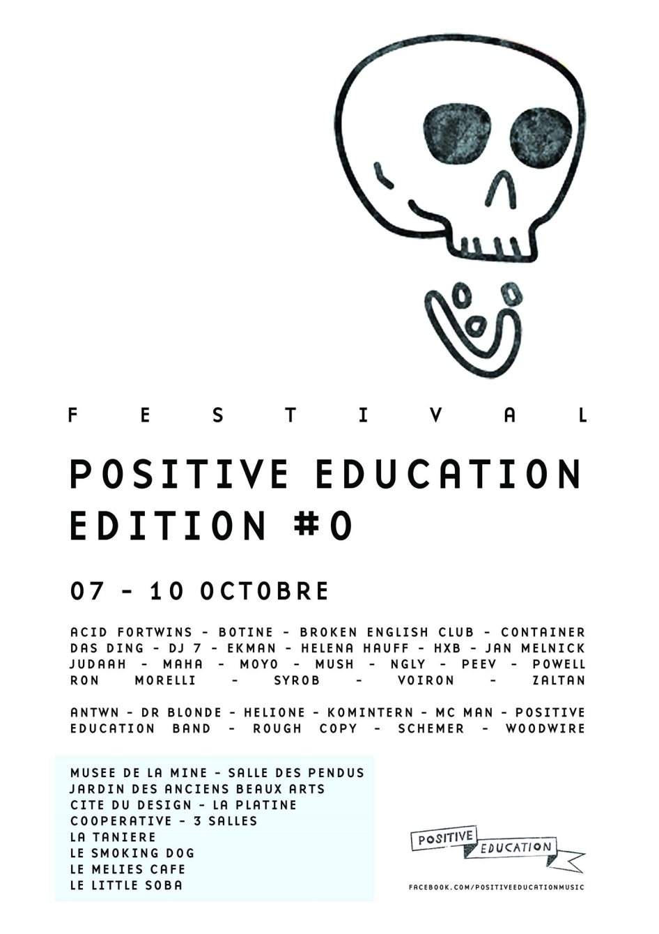Positive Education Festival - Página frontal