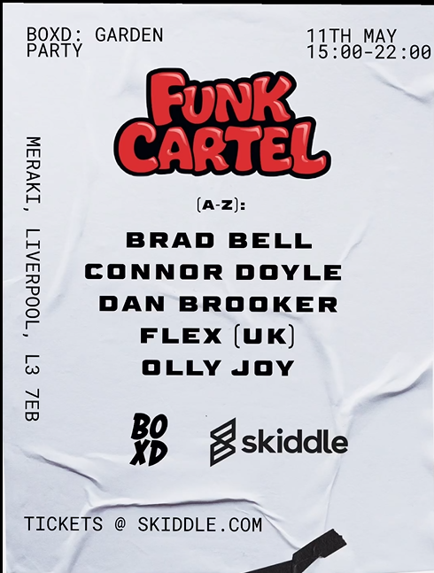 BOXD Garden Party - Funk Cartel - Página frontal