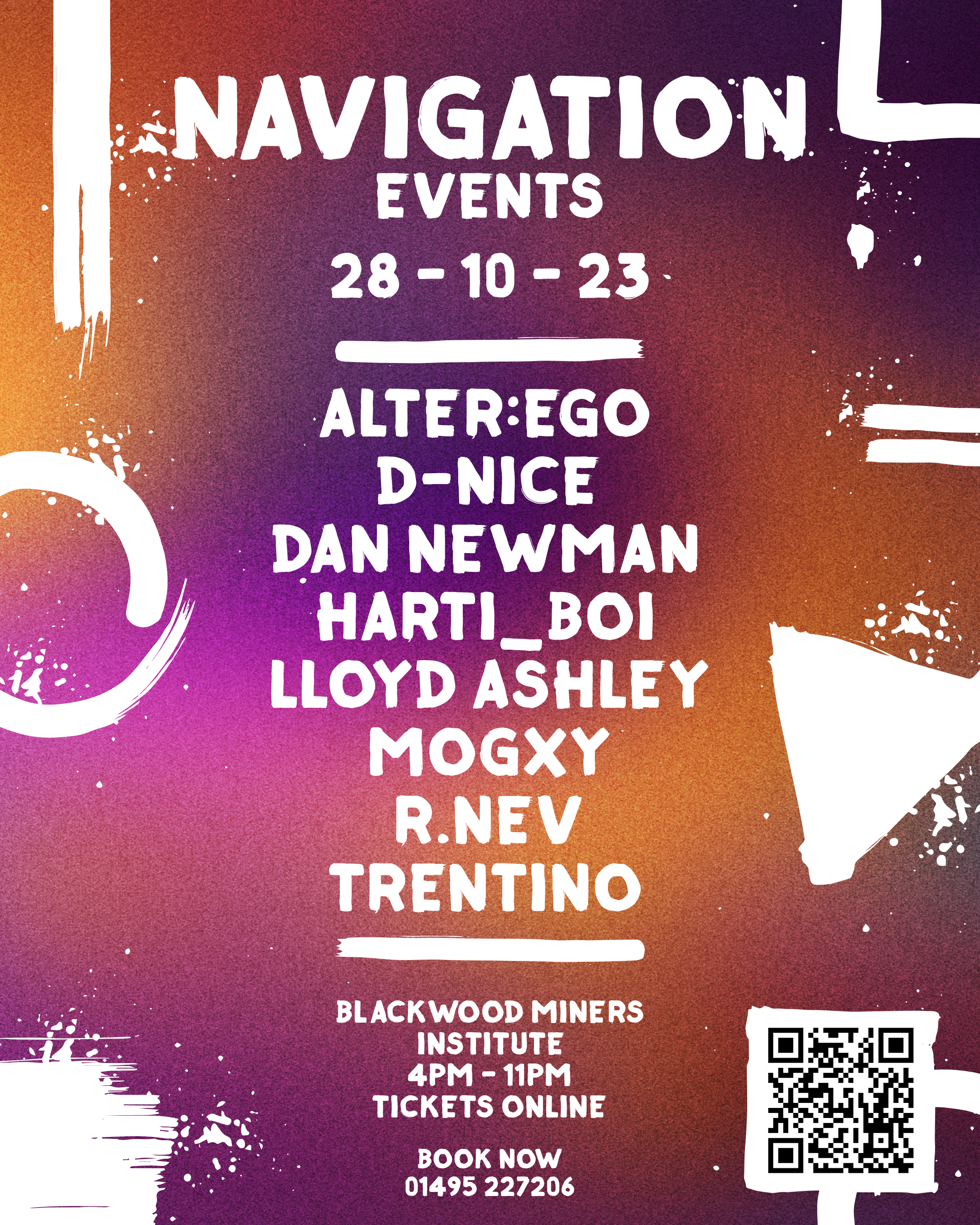 Navigation Events: House & Techno - フライヤー表