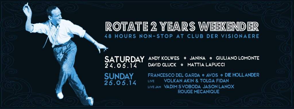 Rotate 2 Year Anniversary Weekender Day 2 - フライヤー表