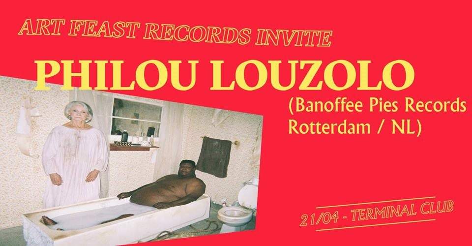 ART FEAST Records Invite: Philou Louzolo - Página frontal