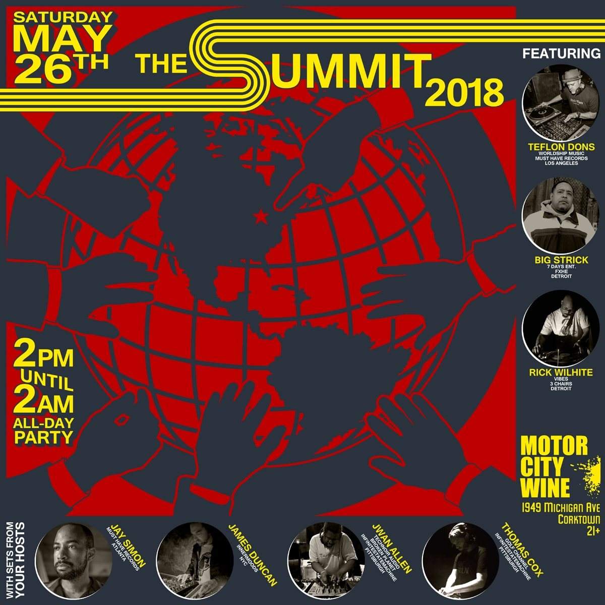 The Summit 2018 with Teflon Dons, Rick Wilhite, Big Strick and More - フライヤー表
