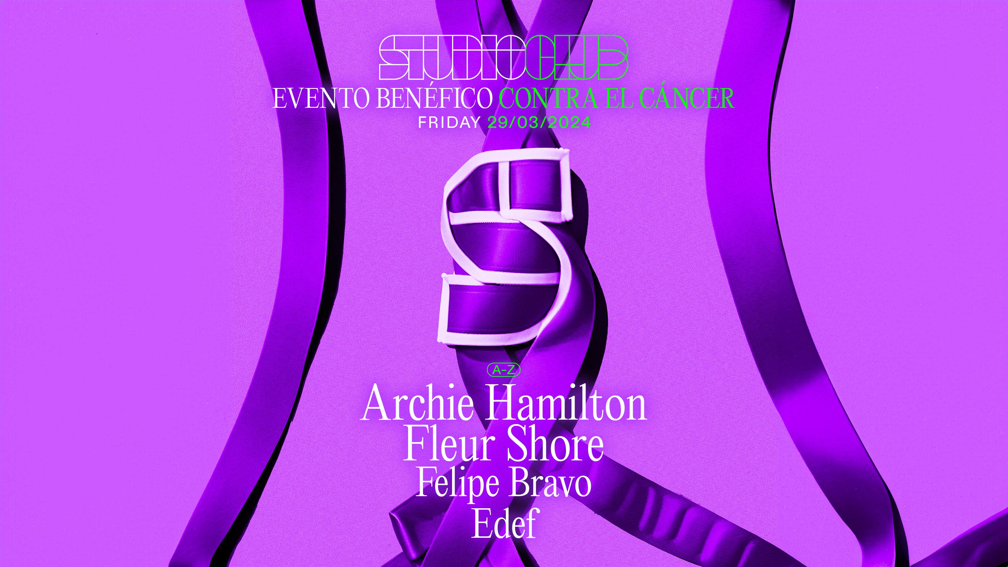Archie Hamilton & Fleur Shore ( EVENTO BENÉFICO ) - フライヤー表