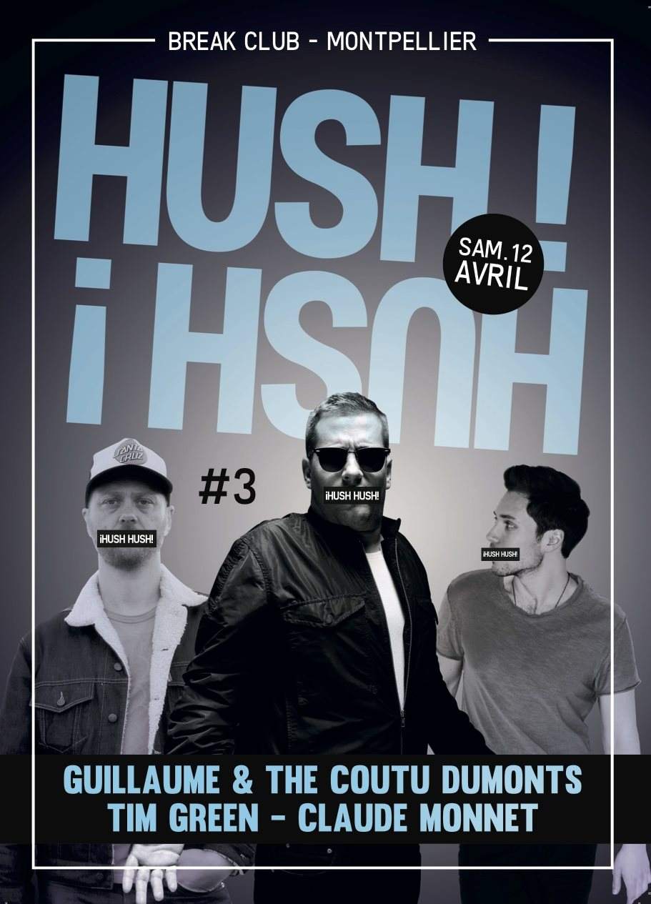 ¡Hush Hush - フライヤー表