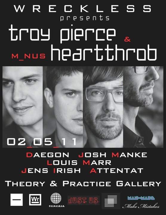 Wreckless presents Troy Pierce & Heartthrob - Página frontal
