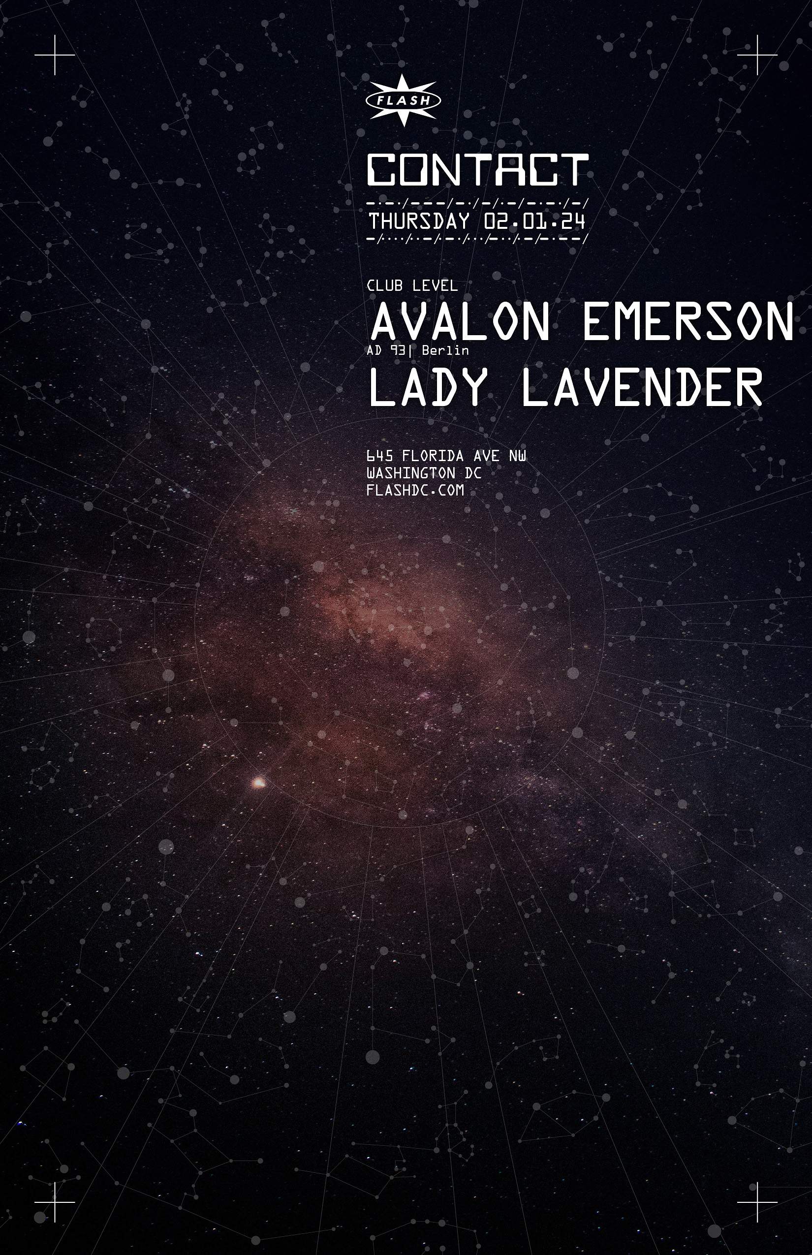 CONTACT: Avalon Emerson - Página frontal