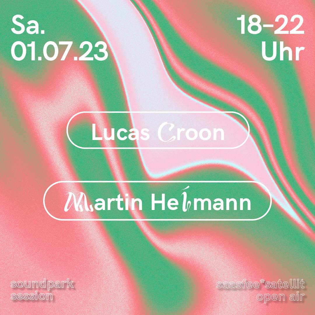 soundpark session // Lucas Croon, Martin Heimann - フライヤー表
