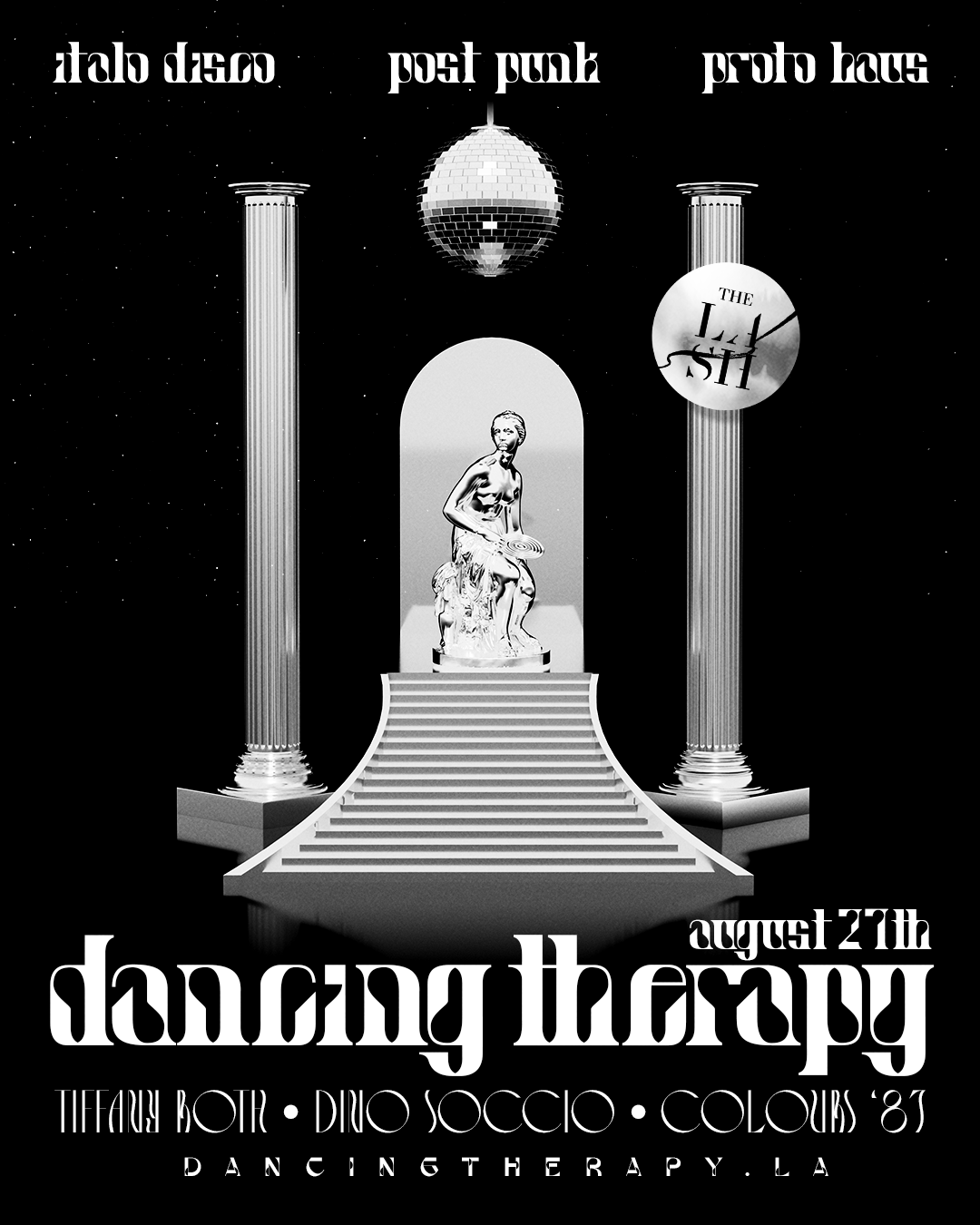 DANCING THERAPY: ITALO DISCO • POST PUNK • PROTO HAUS - Página frontal