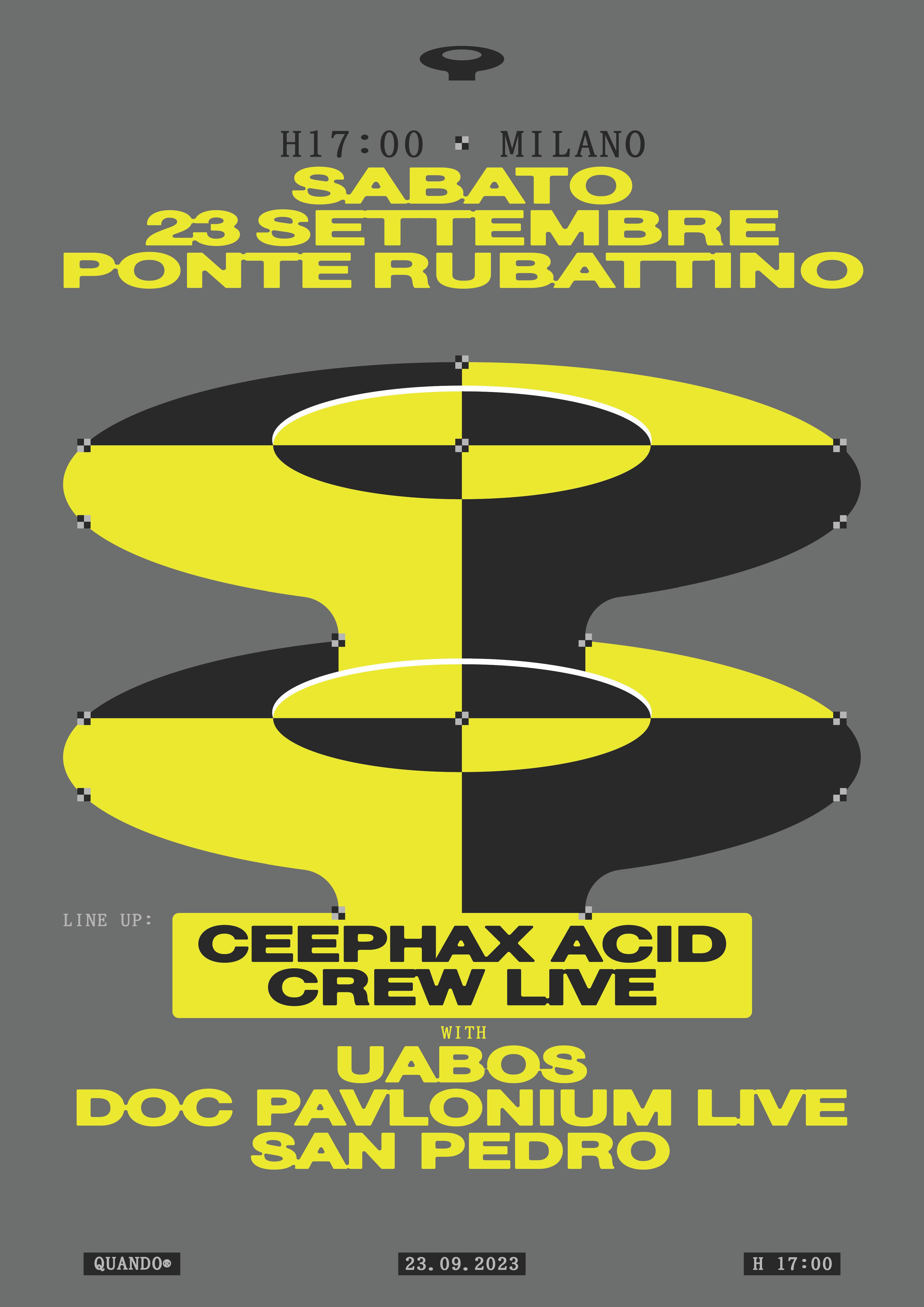 QUANDO with Ceephax Acid Crew LIVE - Página frontal