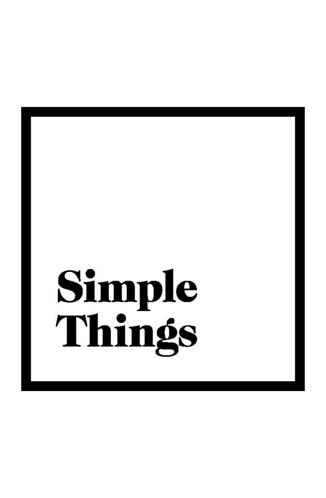 Simple Things Festival 2019 - Day - フライヤー表