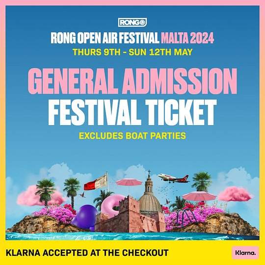 Rong Open Air Festival Malta 2024 - フライヤー表