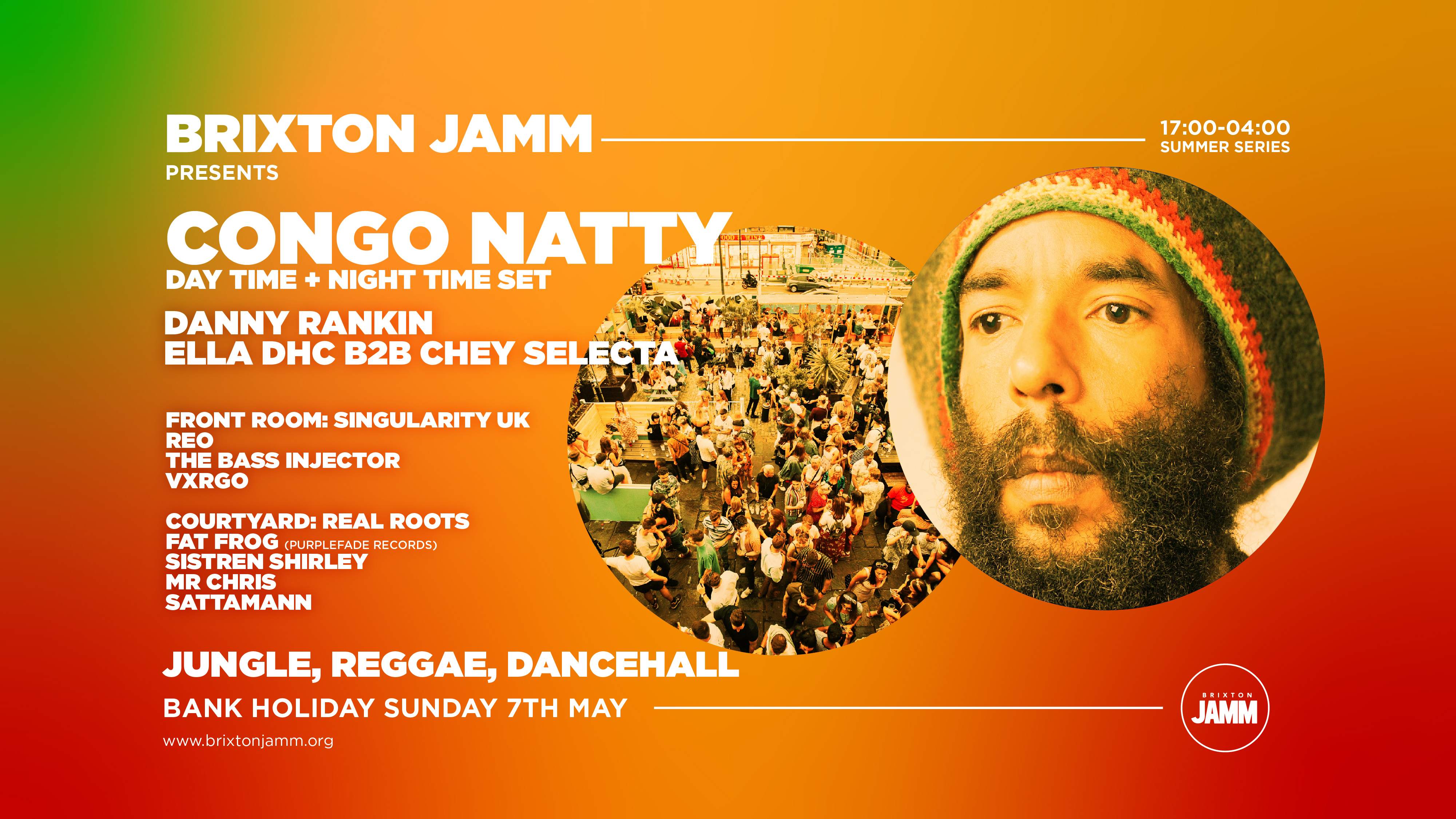 Bank Holiday Carnival with Congo Natty & Friends - Day & Night Terrace Party - Página frontal