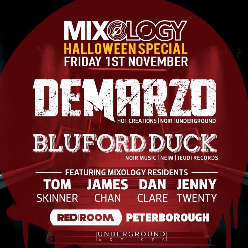 Mixology Halloween Special - Demarzo & Bluford Duck - フライヤー表