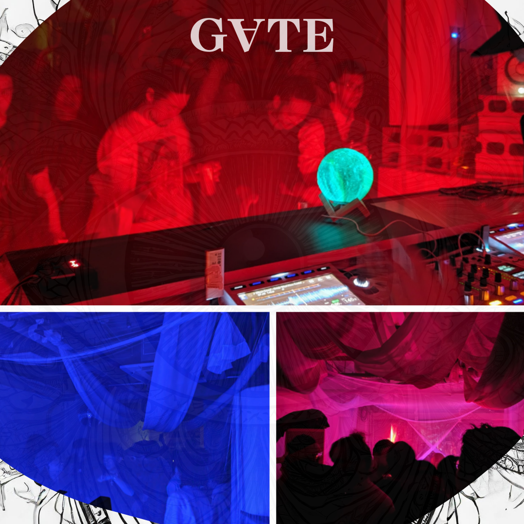 G∀TE（Indoor Techno rave） - Página trasera