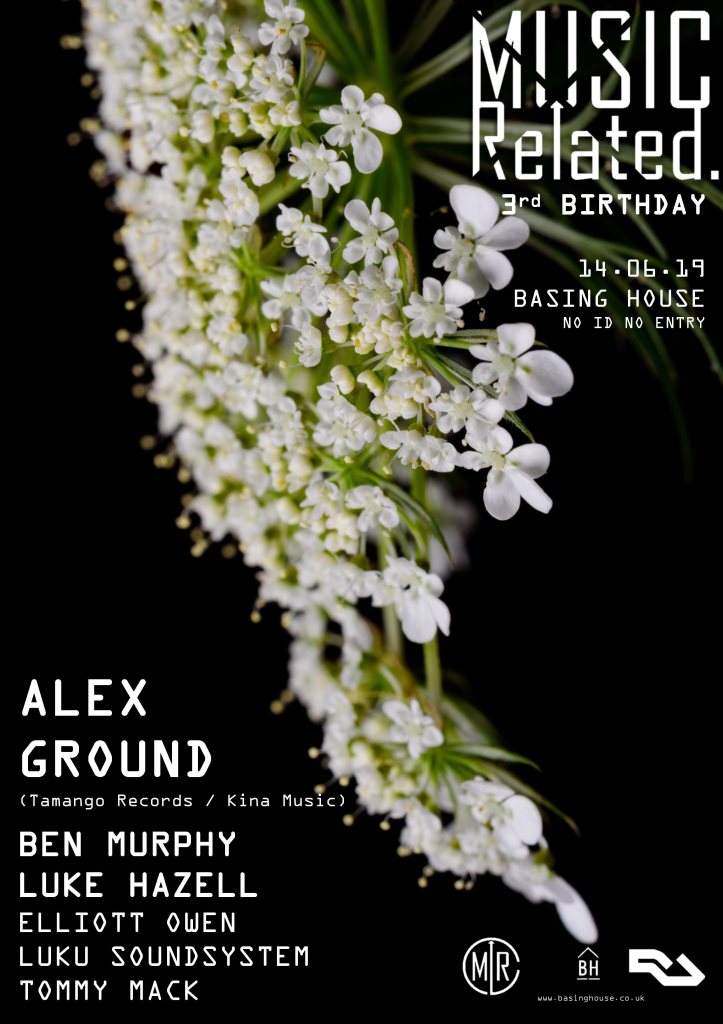 Music Related - 3rd Birthday with Alex Ground - フライヤー表