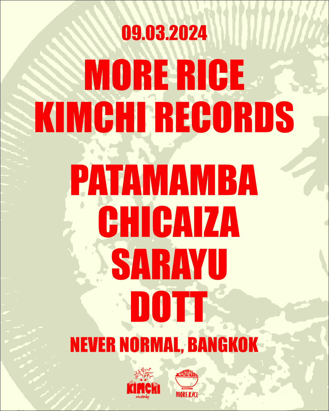More Rice x Kimchi Records - Página frontal