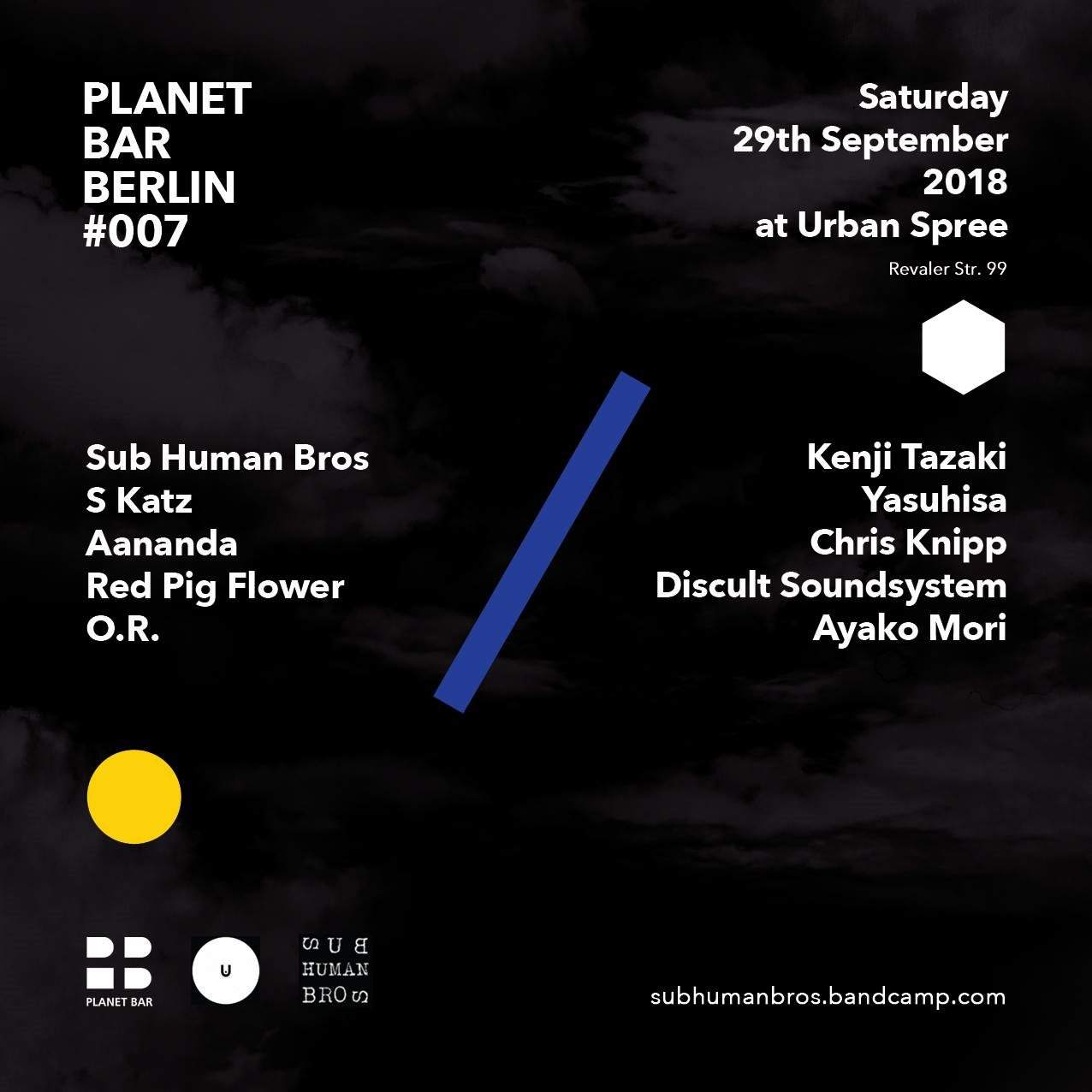 Planet Bar Berlin #007 “DREAMER & REMIX” RELEASE PARTY - フライヤー裏