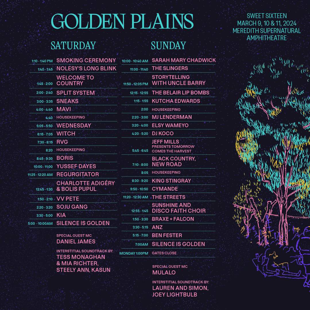 Golden Plains Sweet Sixteen - Página trasera
