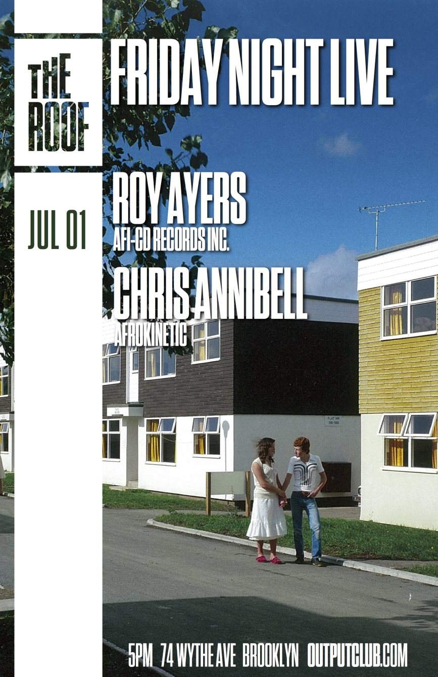 [CANCELLED] Friday Night Live - Roy Ayers/ Chris Annibell - Página frontal