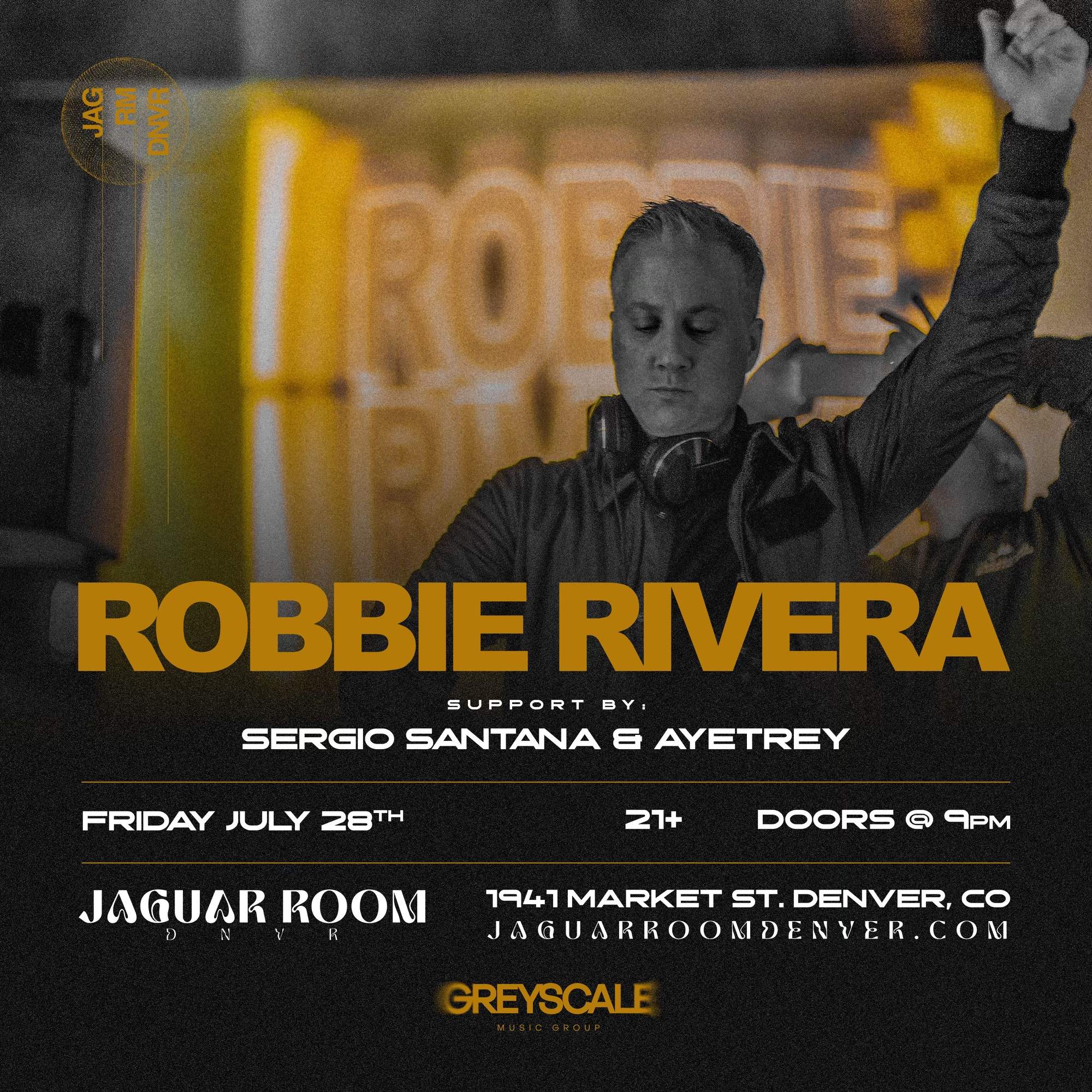 Robbie Rivera - フライヤー表