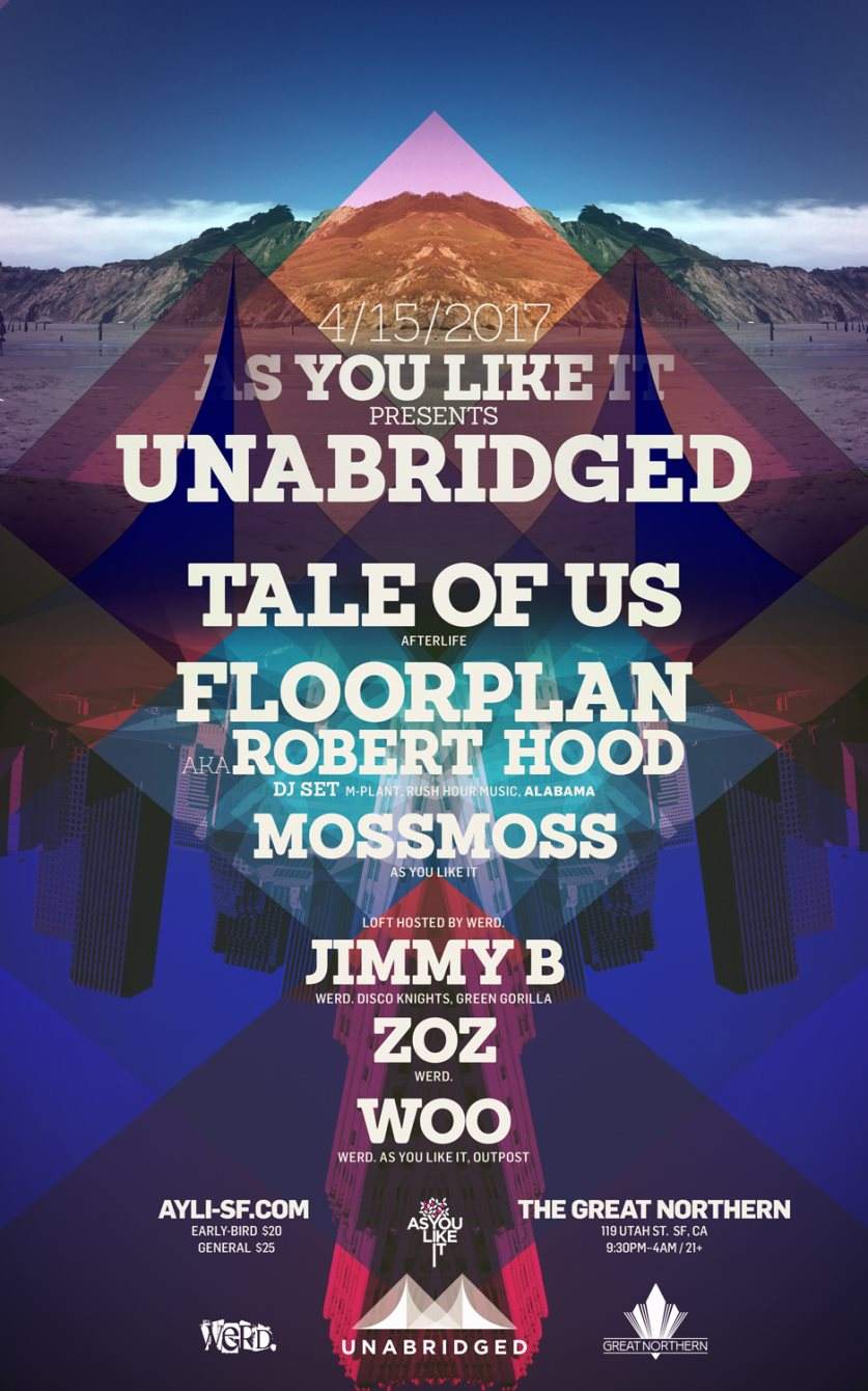 Unabridged: Tale of Us & Floorplan (Opening Event) - Página frontal