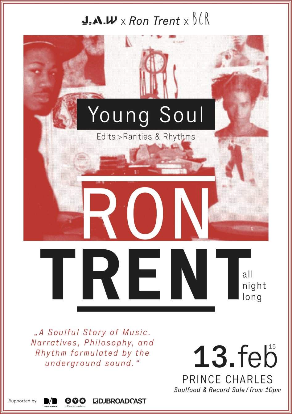 Young Soul (Edits>rarities&rhythms) with Ron Trent all Night Long - Página frontal