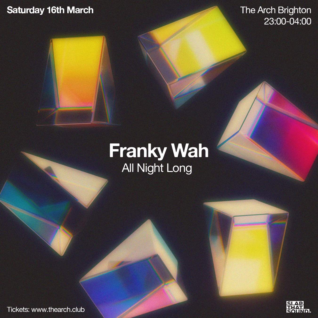 Franky Wah: All Night Long UK Tour - Brighton - フライヤー表