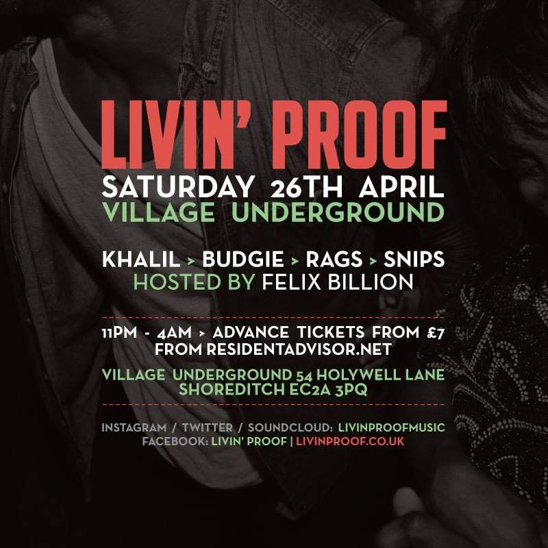 Livin' Proof 26th April - Página frontal