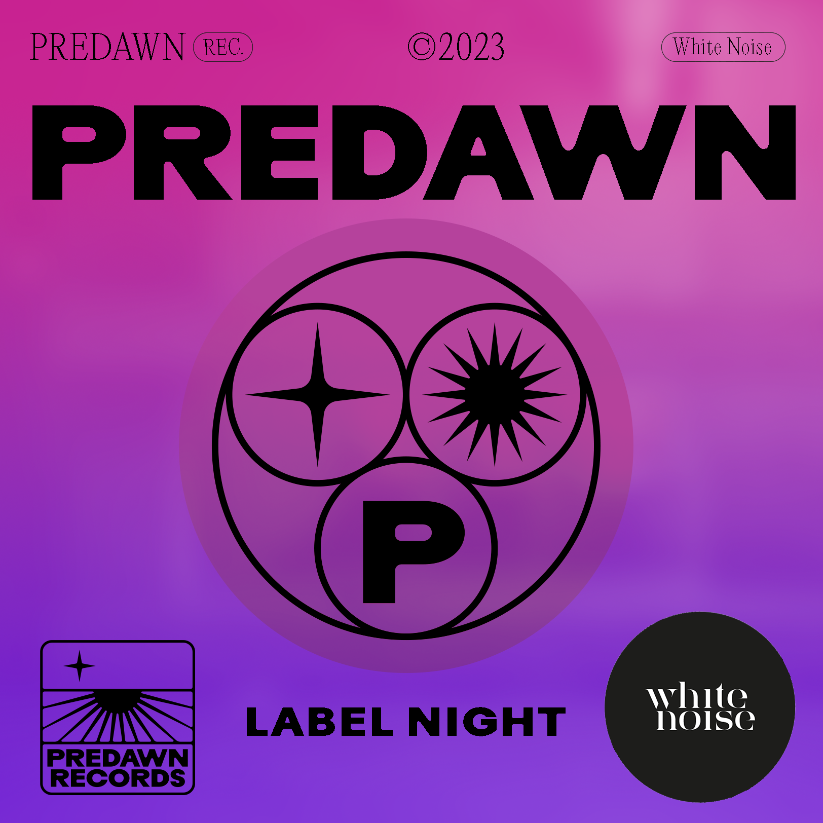 Predawn Label Night with Feral - フライヤー裏