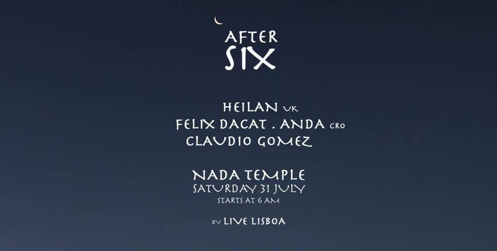 After Six with Heilan [uk] - フライヤー表