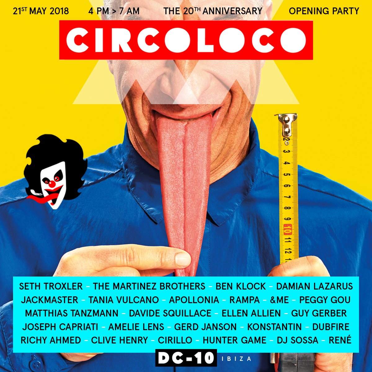 Circoloco Opening Party 2018 - Página frontal