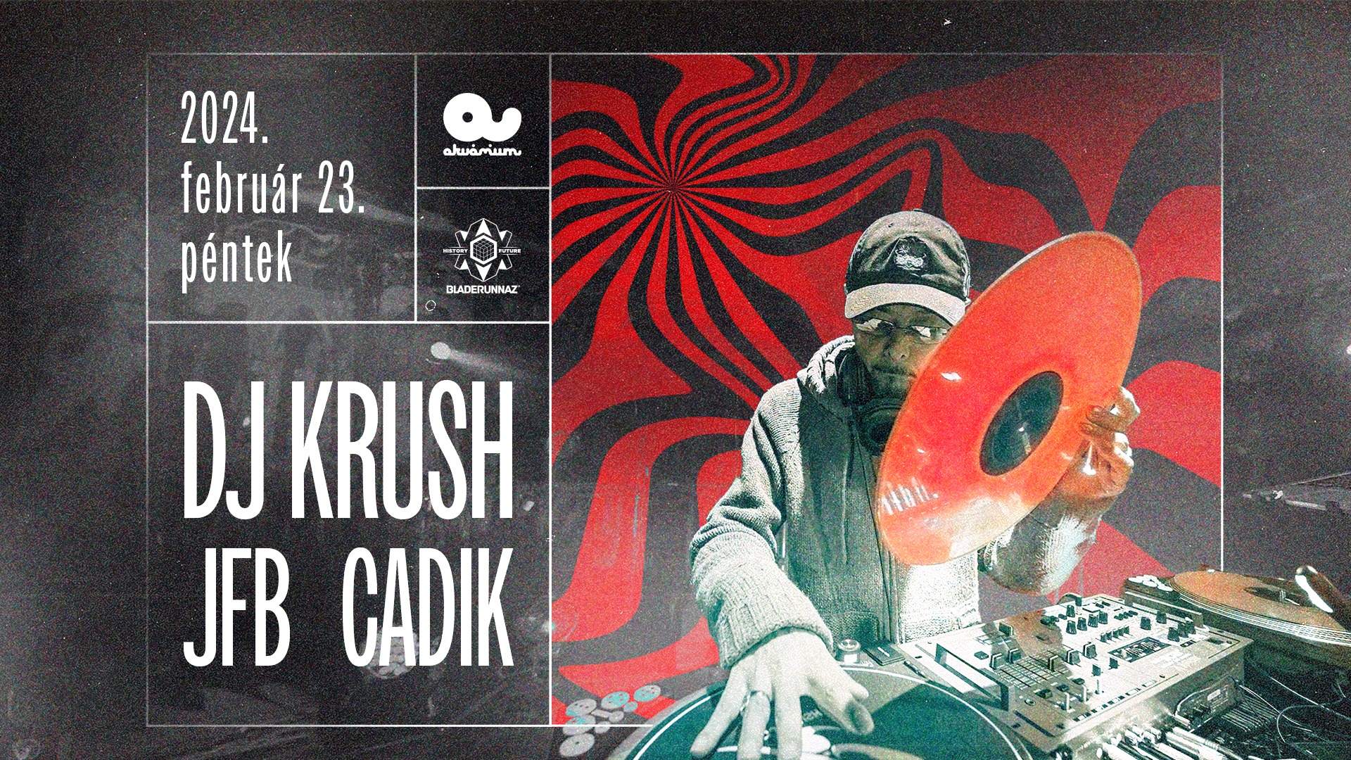 Bladerunnaz & TEST presents: DJ Krush & JFB - Página frontal