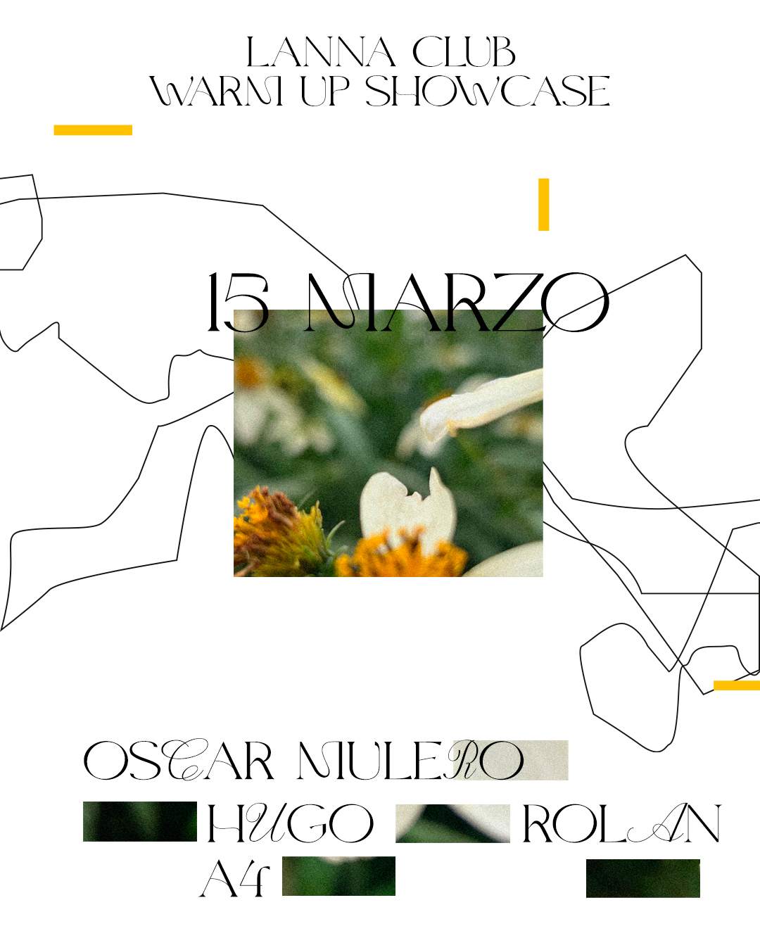 Lanna Club presenta Warm up Showcase con Oscar Mulero, Hugo Rolan, A4 - Página frontal