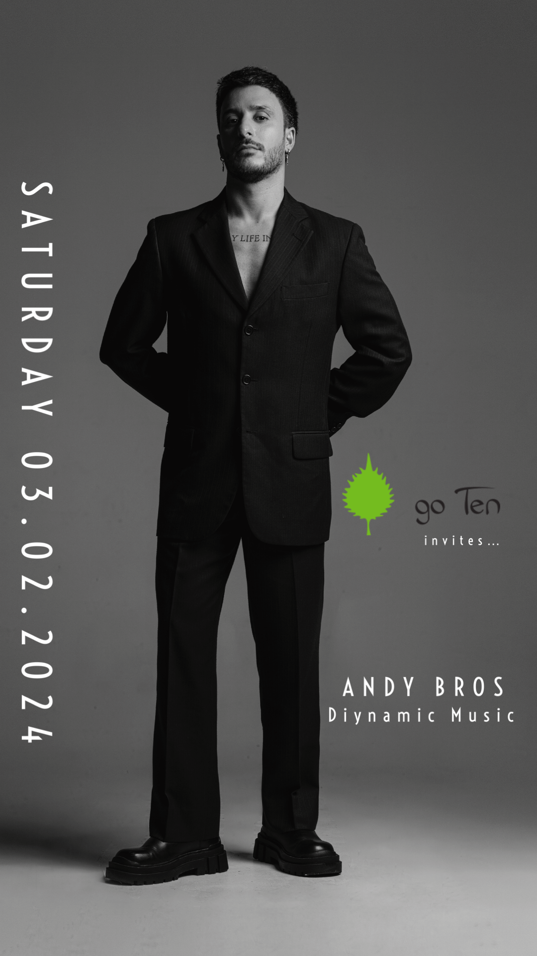Go Ten invites … Andy Bros - フライヤー表