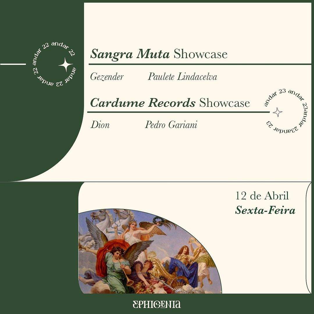 CARDUME RECORDS E SANGRA MUTA SHOWCASE @ EPHIGENIA - フライヤー表