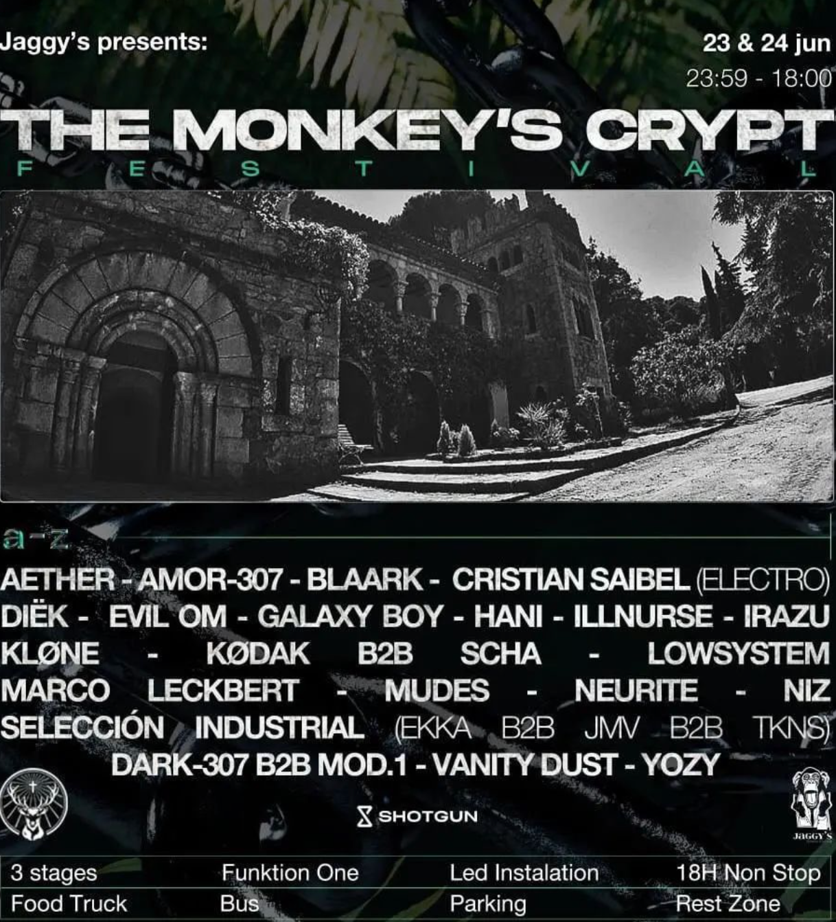 THE MONKEY'S CRYPT - フライヤー表