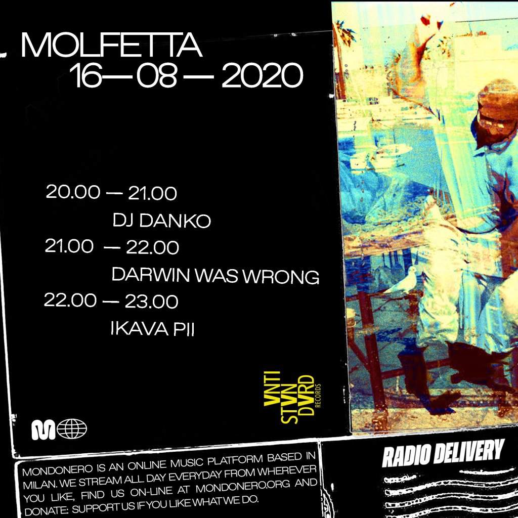 Mondonero #Radiodelivery Molfetta - フライヤー表