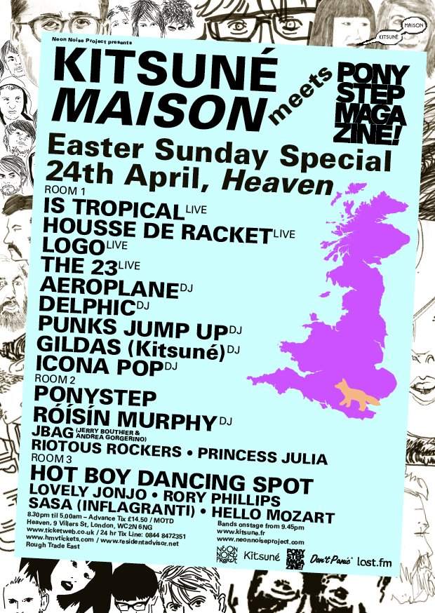 Kitsune Maison Party Meets Ponystep - Easter Special - Página frontal
