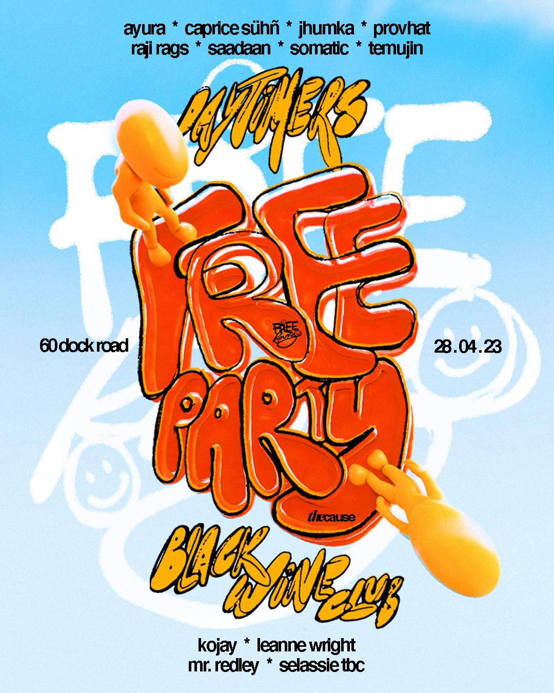 The Cause: Free Party - Daytimers x Black Wine Club a The Cause, London