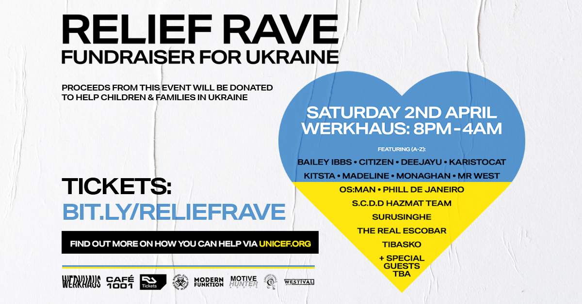 Werkhaus - Relief Rave (An Ukraine Fundraiser Event) - Página trasera
