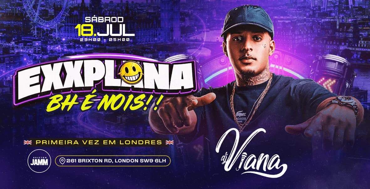EXXPLANA BAILE FUNK - DJ VIANA London Debut at Brixton Jamm