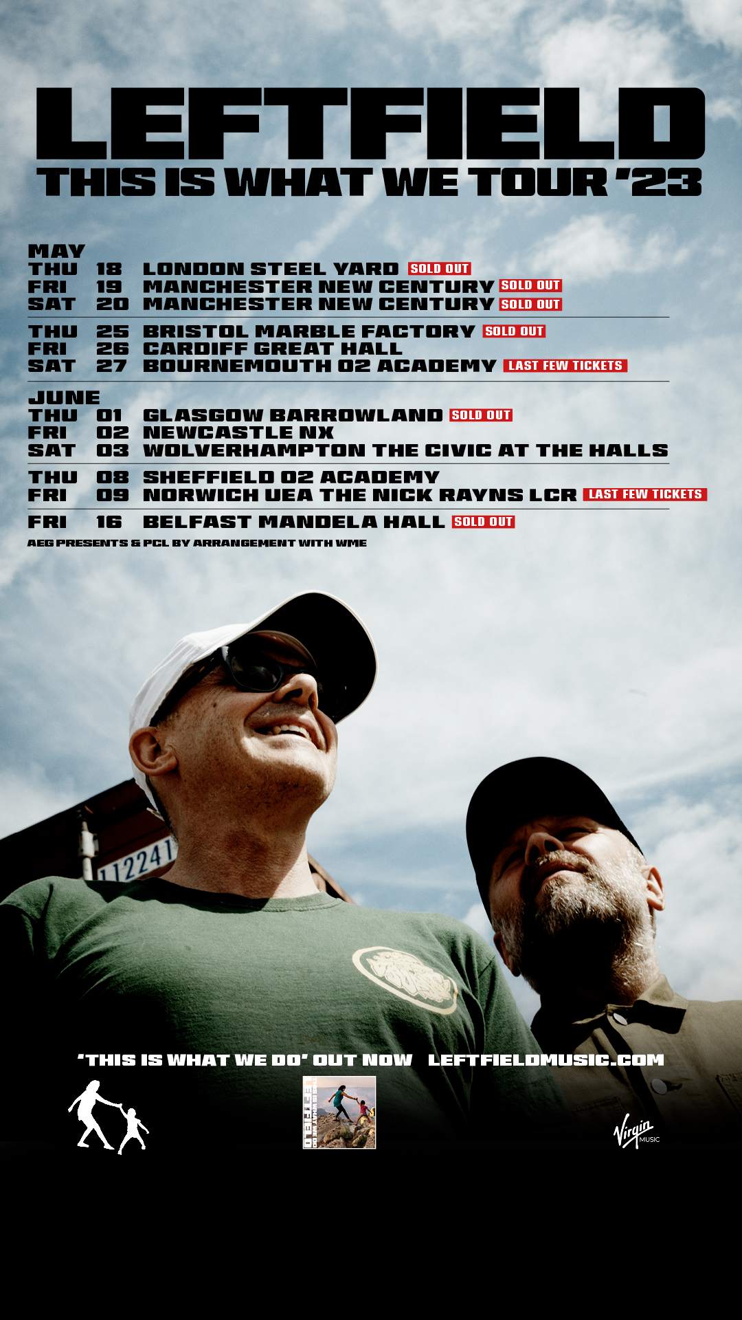 Leftfield - This Is What We Tour at The Marble Factory, Bristol