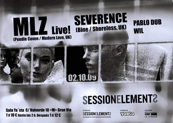 Mlz, Severence at Session Elements - フライヤー表