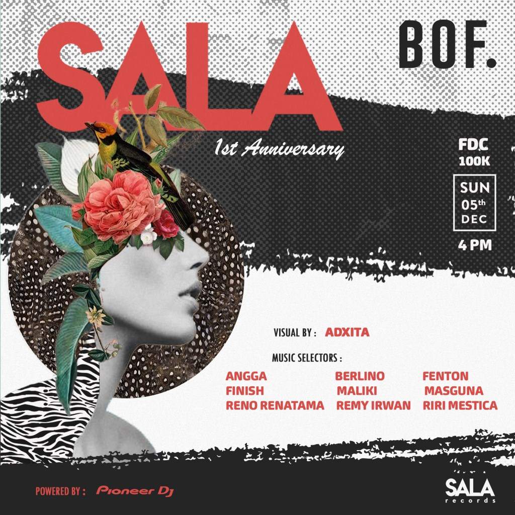 Sala 1st Anniversary at BOF - フライヤー表