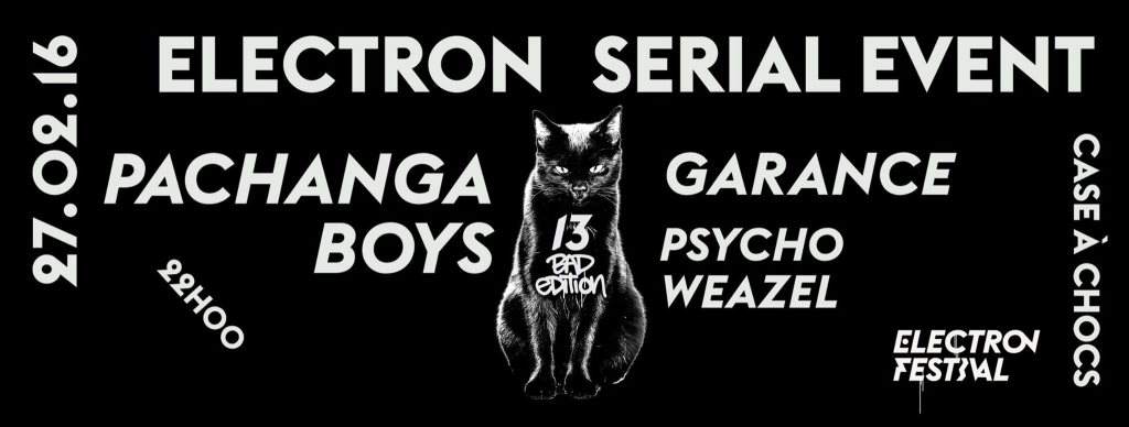 Electron Serial Event with Pachanga Boys - Página frontal