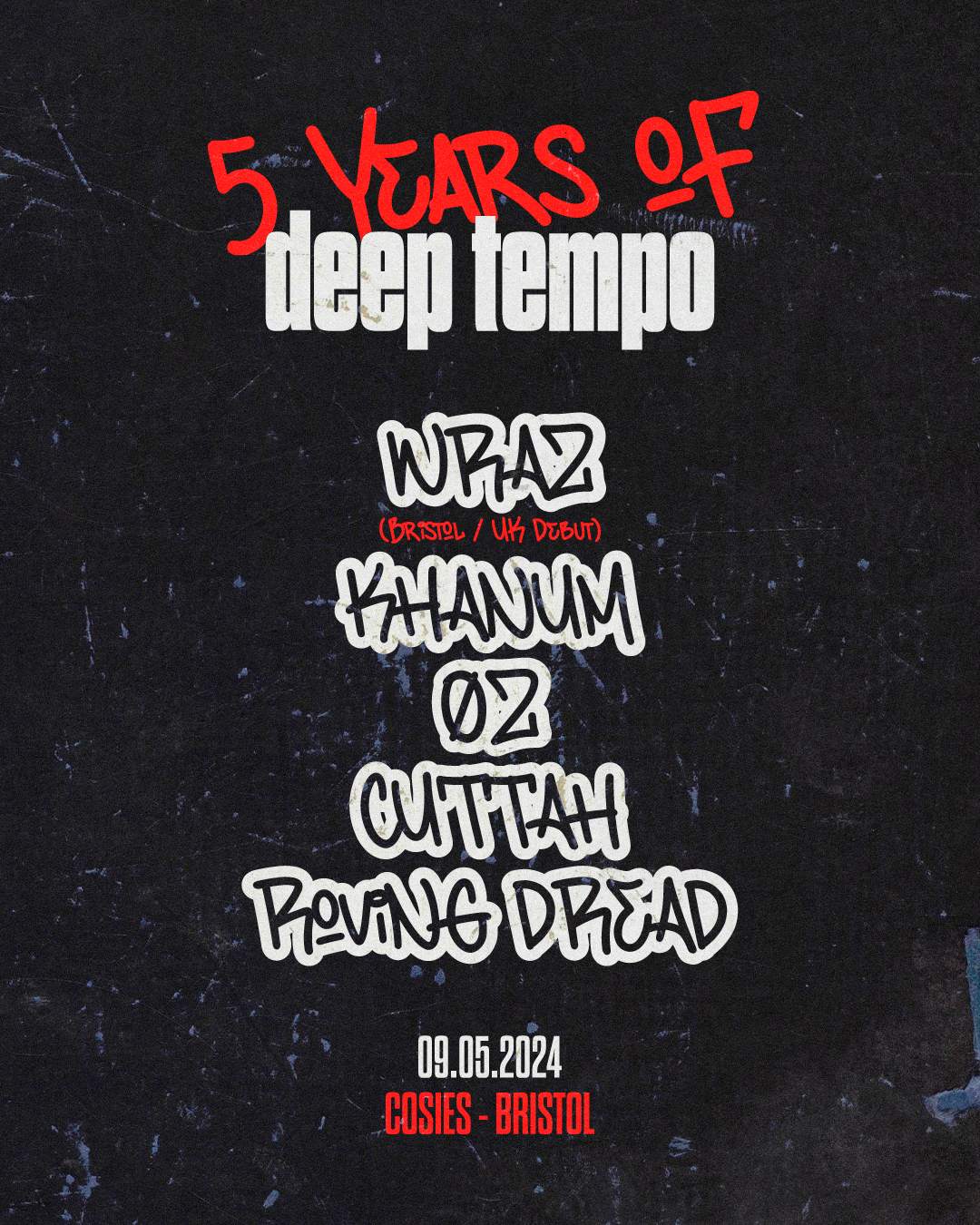 5 Years of Deep Tempo - Página frontal